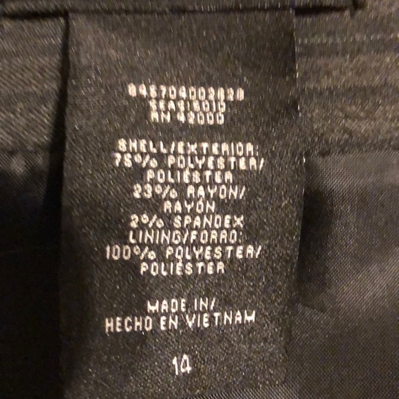 Black n gray pencil skirt - Picture 3 of 3